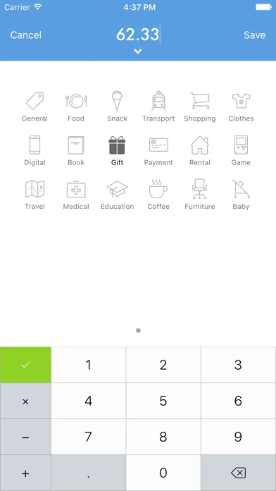 Screenshot di Expense - Spending Tracking