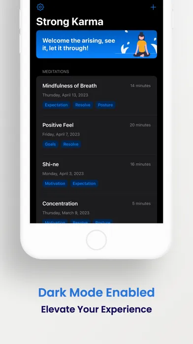 Screenshot di Strong Karma: Focus & Meditate
