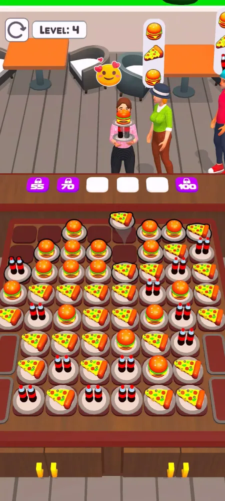 Capturas de tela do Food Court Jam