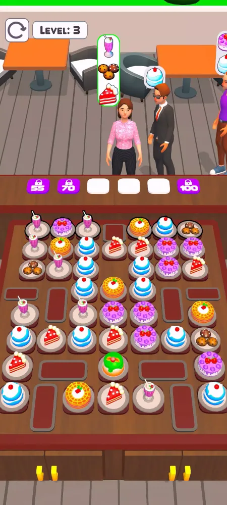 Capturas de tela do Food Court Jam