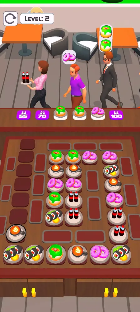 Capturas de tela do Food Court Jam