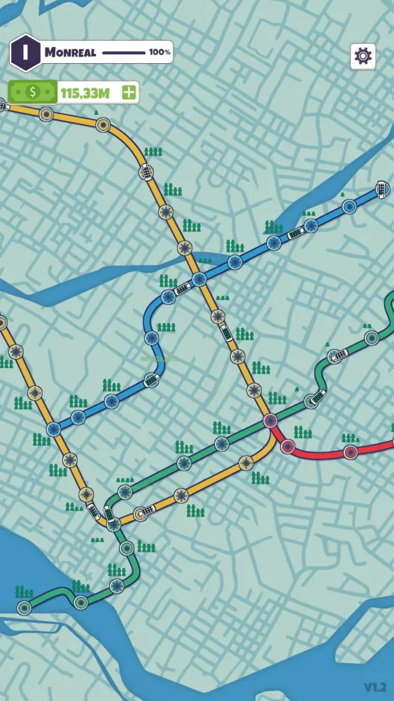 Screenshot di Subway Connect: Idle Metro Map