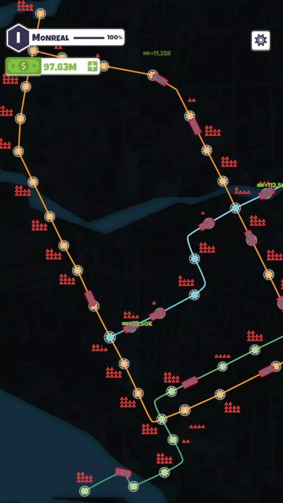 Screenshot di Subway Connect: Idle Metro Map