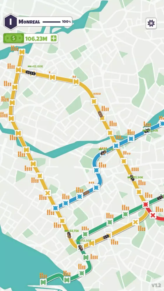Screenshot di Subway Connect: Idle Metro Map
