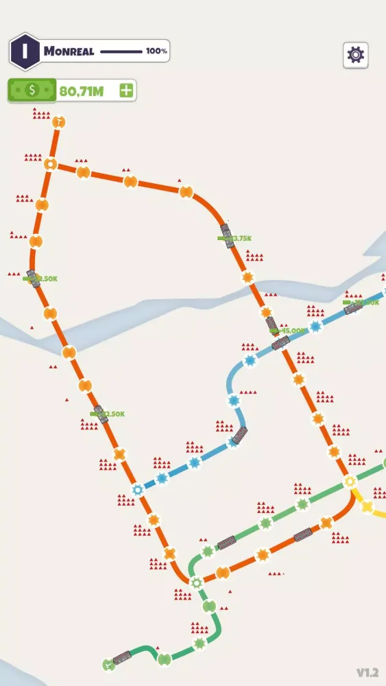 Screenshot di Subway Connect: Idle Metro Map