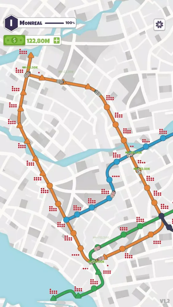 Screenshot di Subway Connect: Idle Metro Map