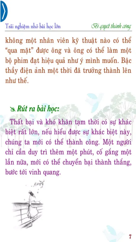Capturas de tela do Trải nghiệm 1 – Bí quyết thành công