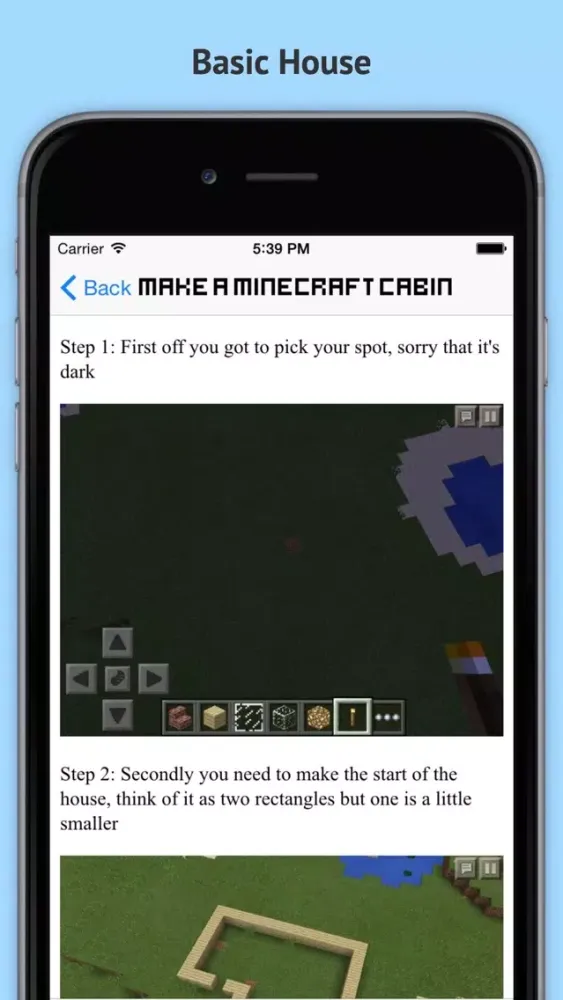 MineGuide Amazing Building Ideas - Free house and building guide for Minecraft Pocket Edition! Screenshots