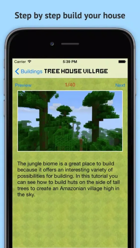 MineGuide Amazing Building Ideas - Free house and building guide for Minecraft Pocket Edition! Screenshots