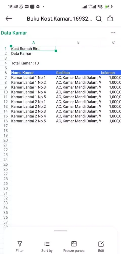 Zrzuty ekranu Buku Kost