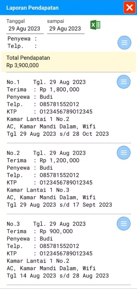 Zrzuty ekranu Buku Kost