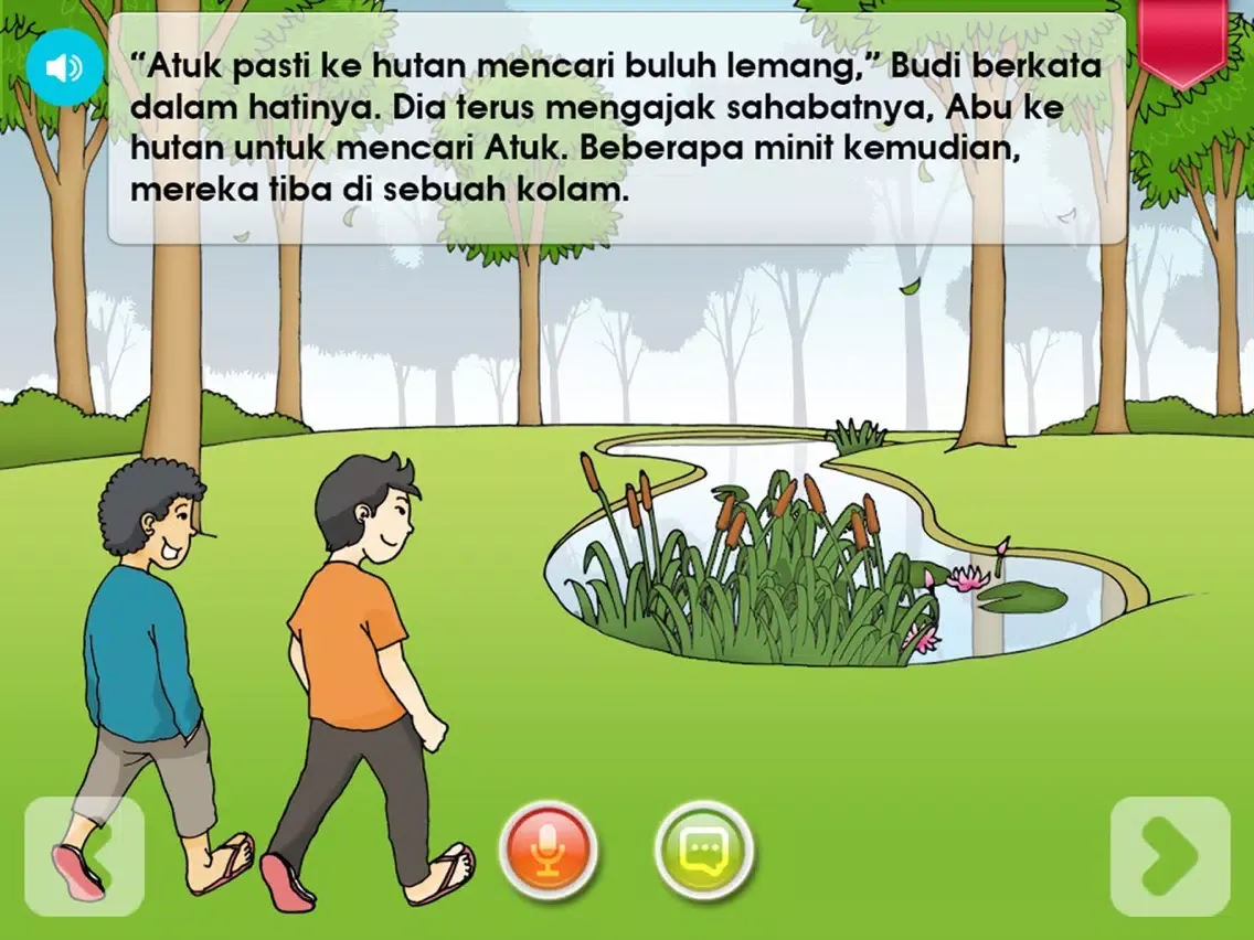 Capturas de tela do Bukuu - Budi dan 'Superstar' Hutan (Lite) iPad 