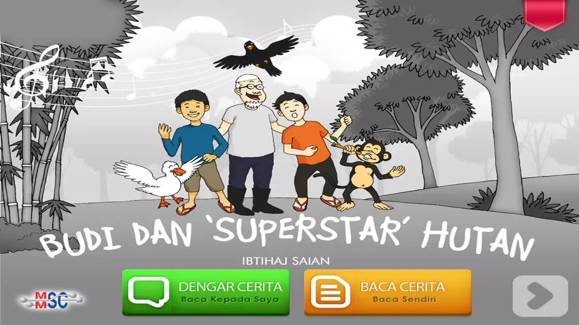 Capturas de tela do Bukuu - Budi dan 'Superstar' Hutan (Lite)