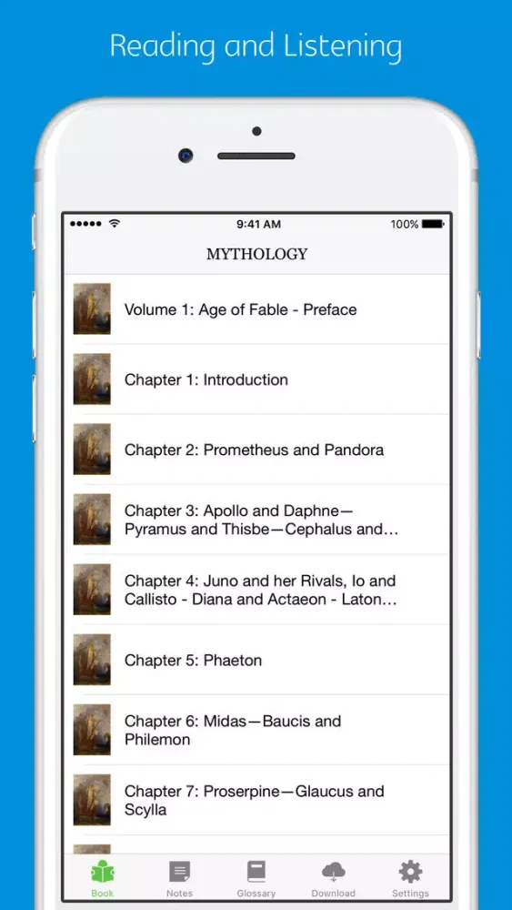 Bulfinch's mythology - sync transcript Screenshots