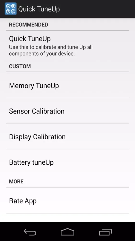Quick TuneUp应用截图