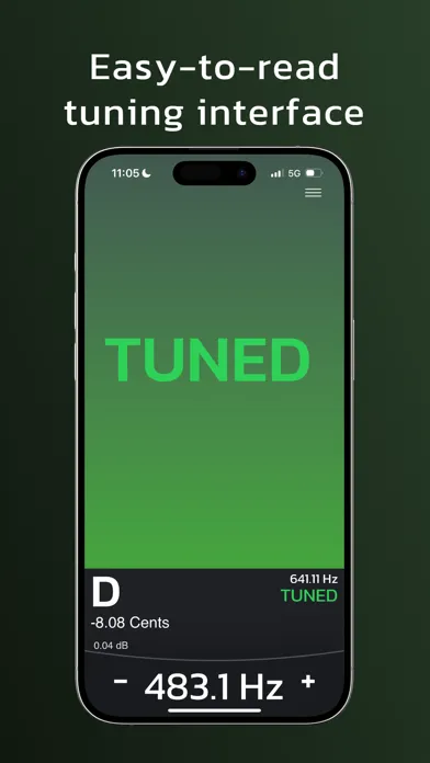 Zrzuty ekranu SparrowTone Bagpipe Tuner