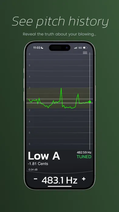 Zrzuty ekranu SparrowTone Bagpipe Tuner