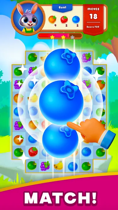Bunny's Farm: Zen Match Master سکرین شاٹس