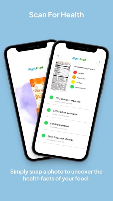 Captures d'écran de Toxic App Scan - Right Food