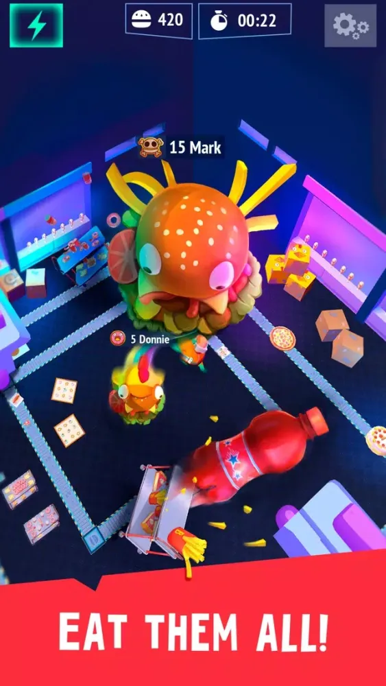 Burger.io: Eating io Game Screenshots