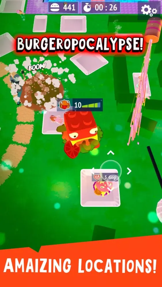 Burger.io: Eating io Game Screenshots
