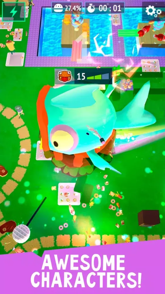 Burger.io: Eating io Game Screenshots