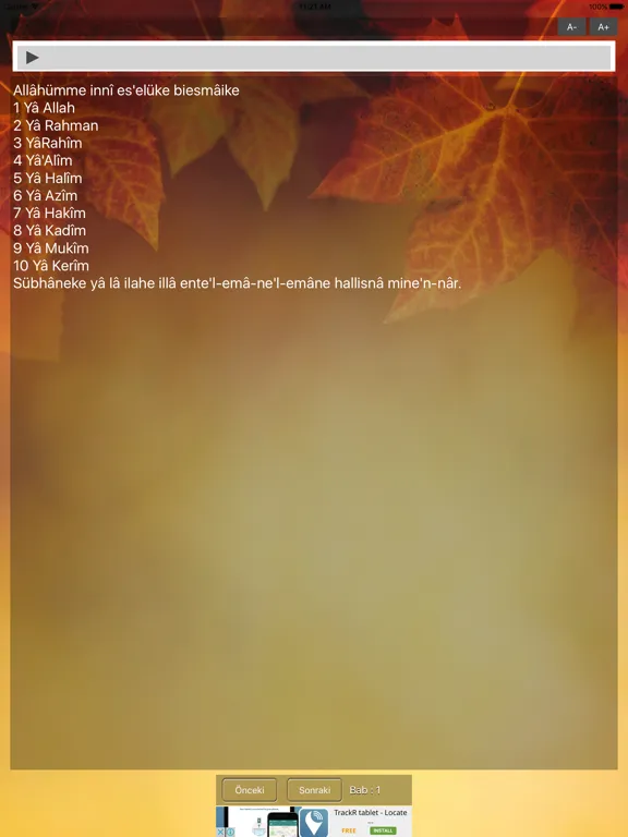 Cevsen Duasi iPad  Screenshots