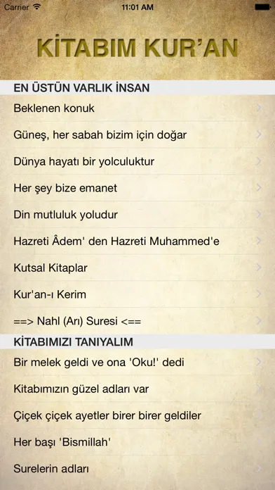 Kitabım Kur'an 스크린샷