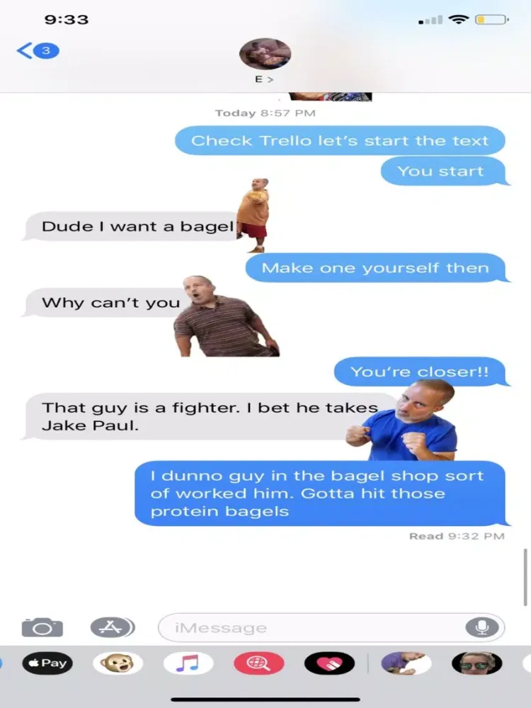 Tangkapan skrin iAngryBagelGuy iPad 