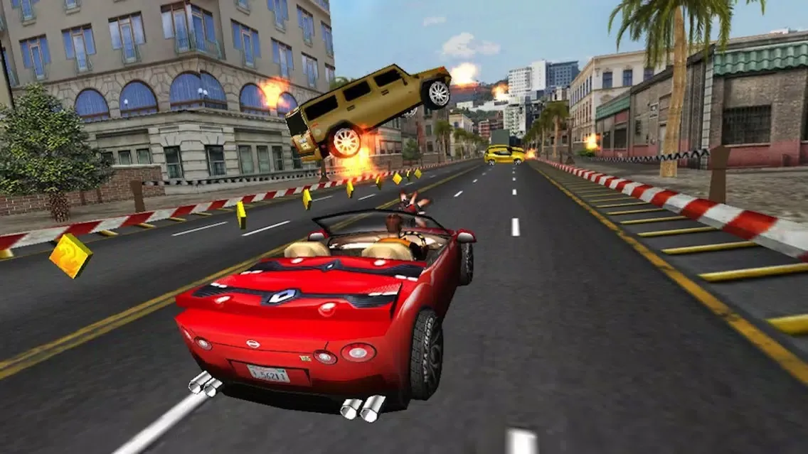 Ảnh chụp màn hình của Burning Highway ( 3D Car Shooting Games )