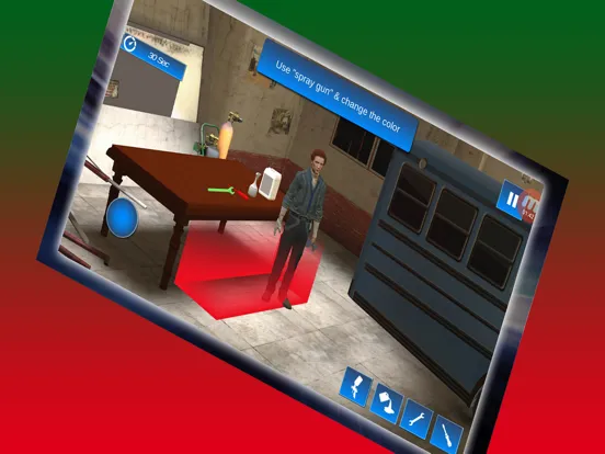 Captures d'écran de 3D Bus Garage Repairing Game iPad 