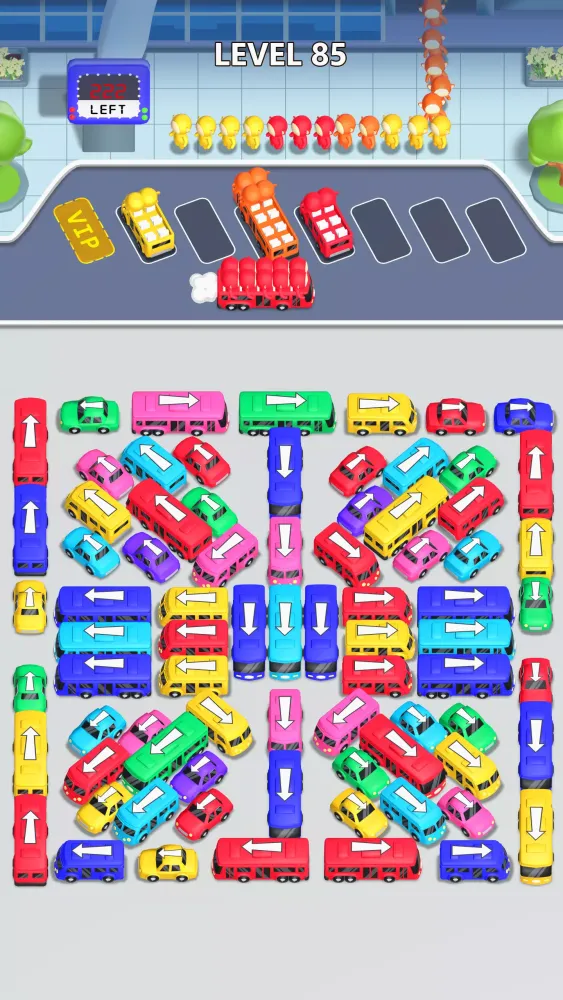 Bus Sort Frenzy: Car Puzzle Ekran Görüntüleri
