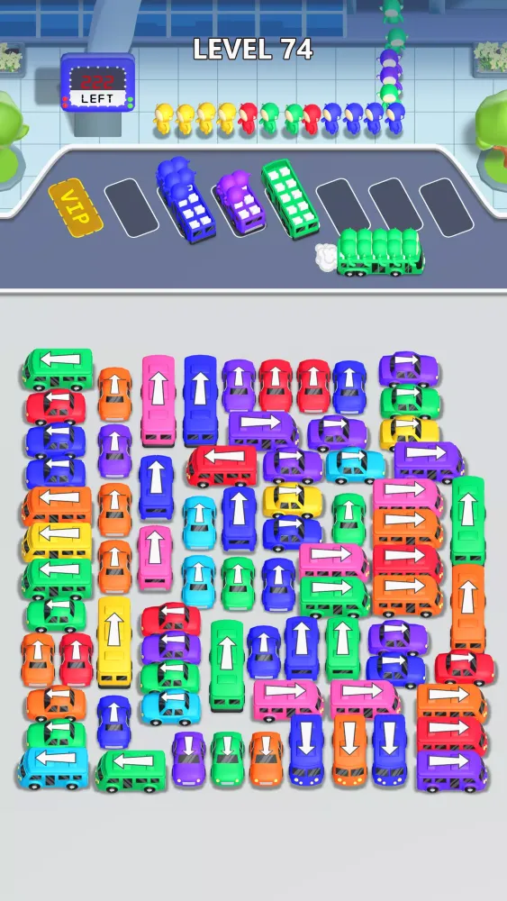 Bus Sort Frenzy: Car Puzzle Ekran Görüntüleri