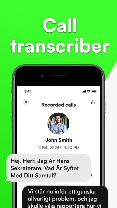 Ảnh chụp màn hình của Call Recorder, Transcriber