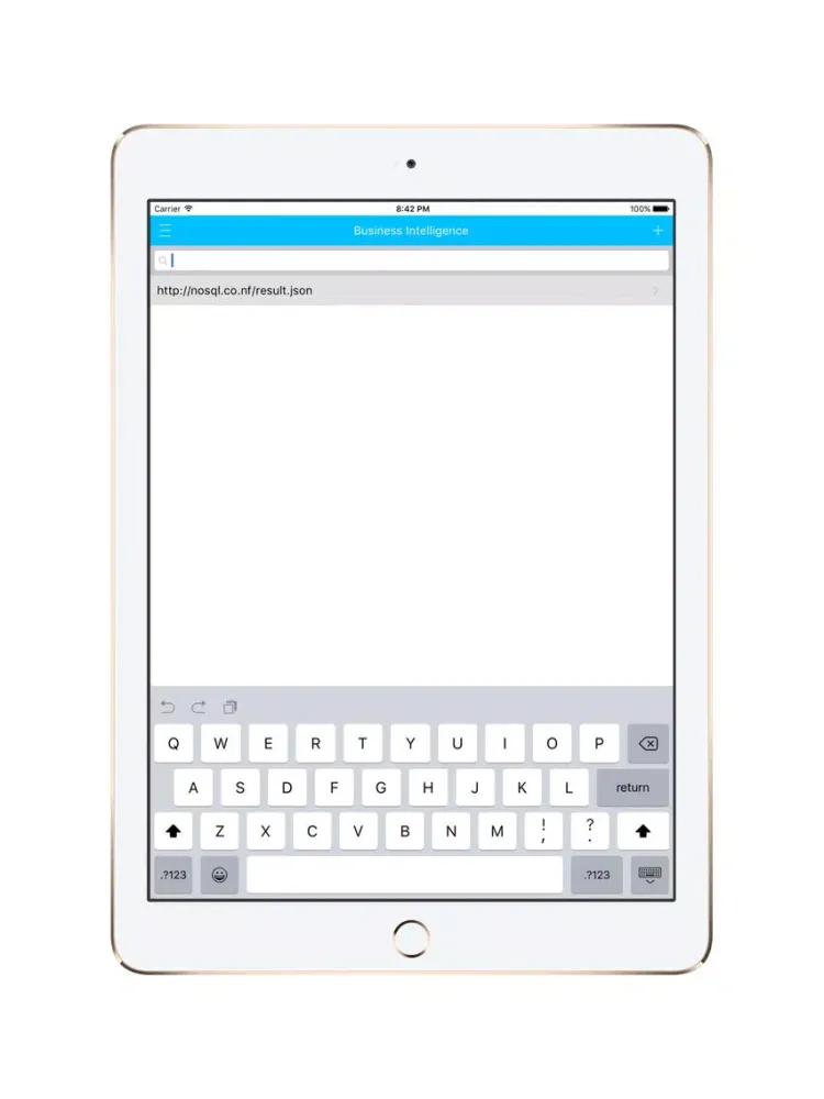 ภาพหน้าจอของ Business Intelligence XE iPad 