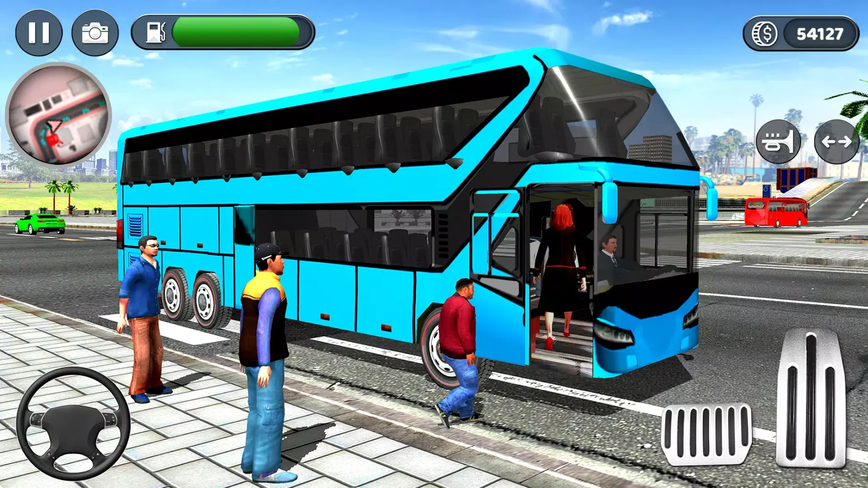City Coach Simulator Bus Game应用截图