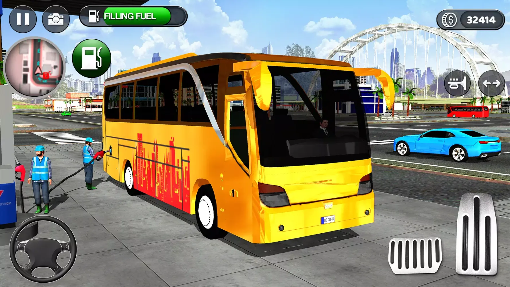 City Coach Simulator Bus Game应用截图