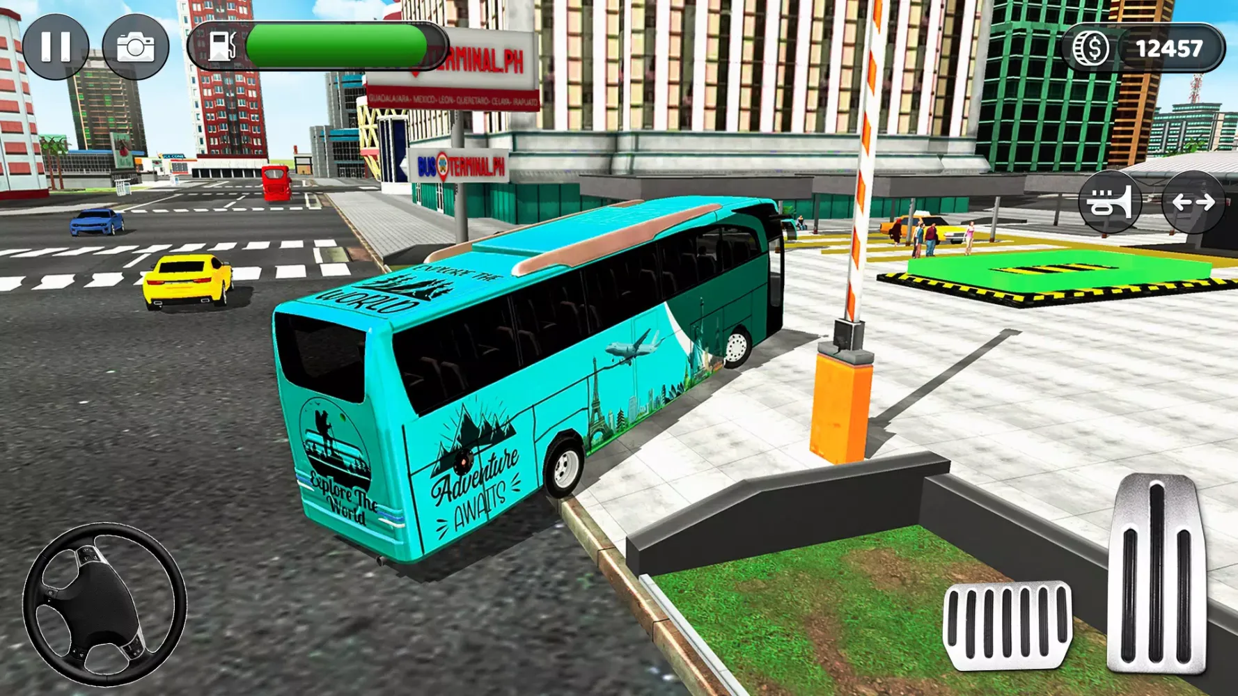 City Coach Simulator Bus Game应用截图