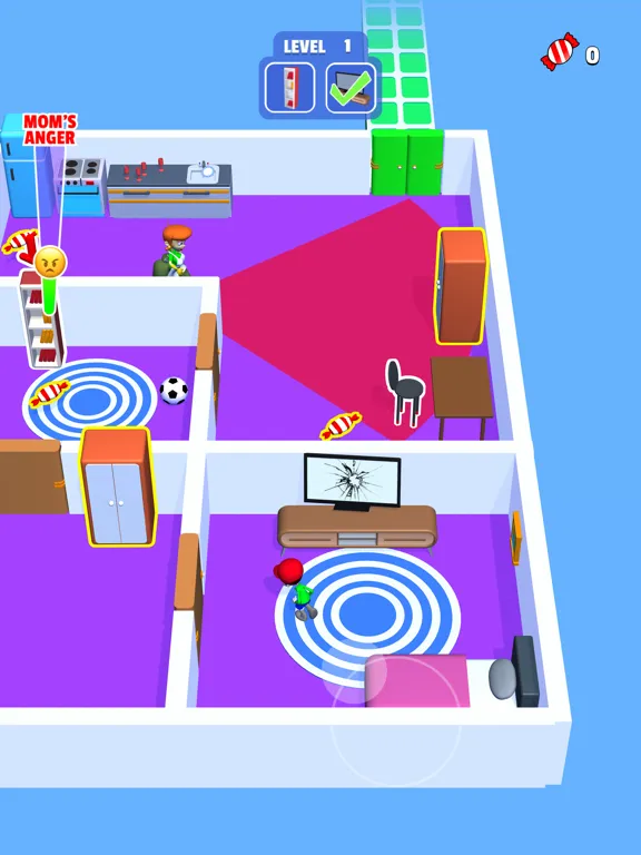 ภาพหน้าจอของ Busy Mom 3D iPad 