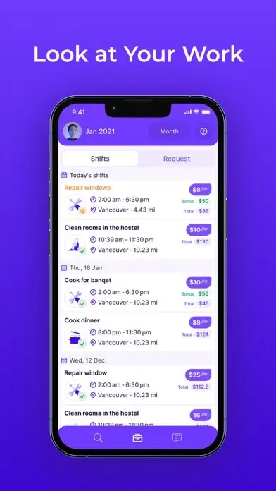 Tangkapan layar Busy App