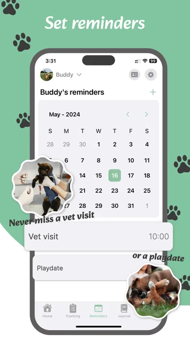 Скриншоты Pet Health Tracker & Reminders