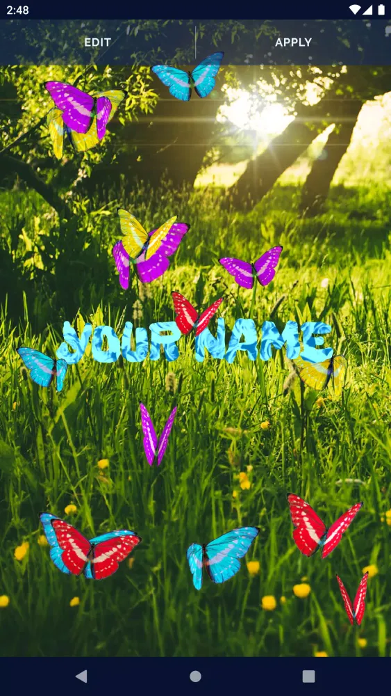 Butterflies Forest Wallpaper Screenshots
