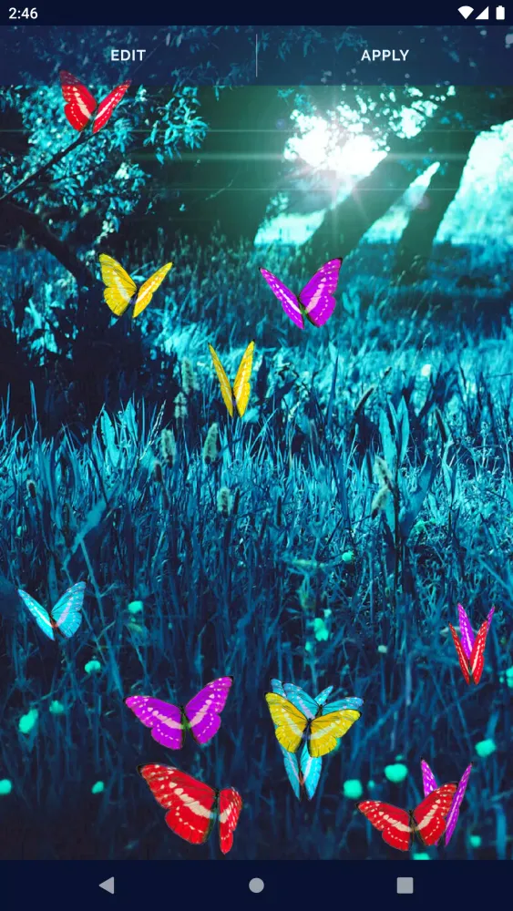 Butterflies Forest Wallpaper Screenshots