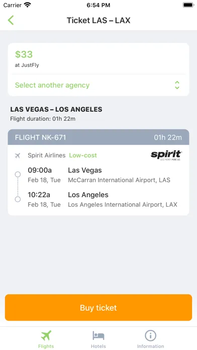 Ảnh chụp màn hình của Cheap flights, airline tickets