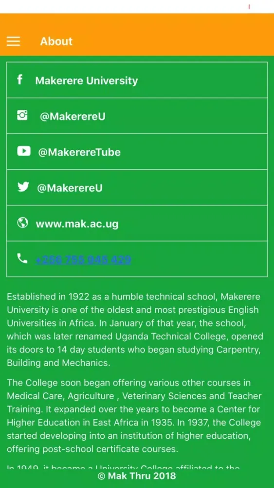 Mak Thru स्क्रीनशॉट