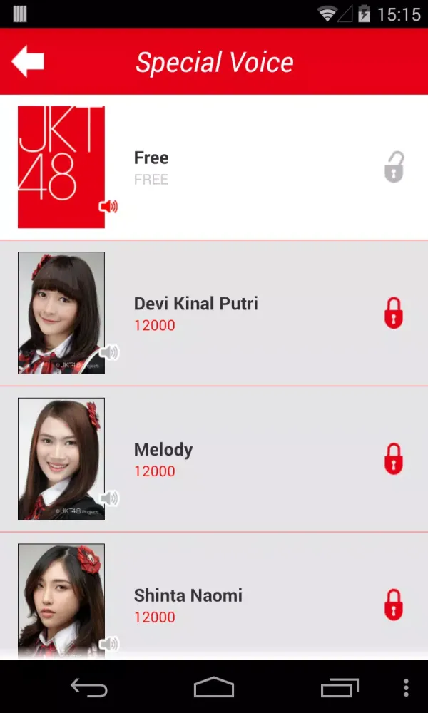 JKT48 Calculator Screenshots