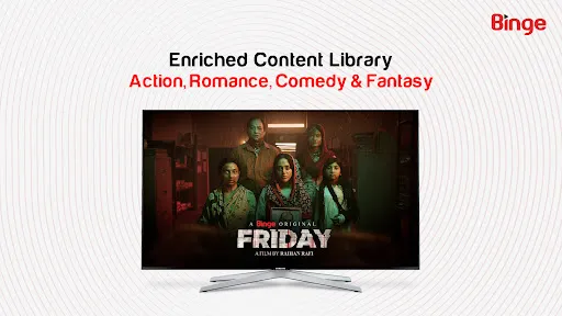 Screenshot di Binge TV App