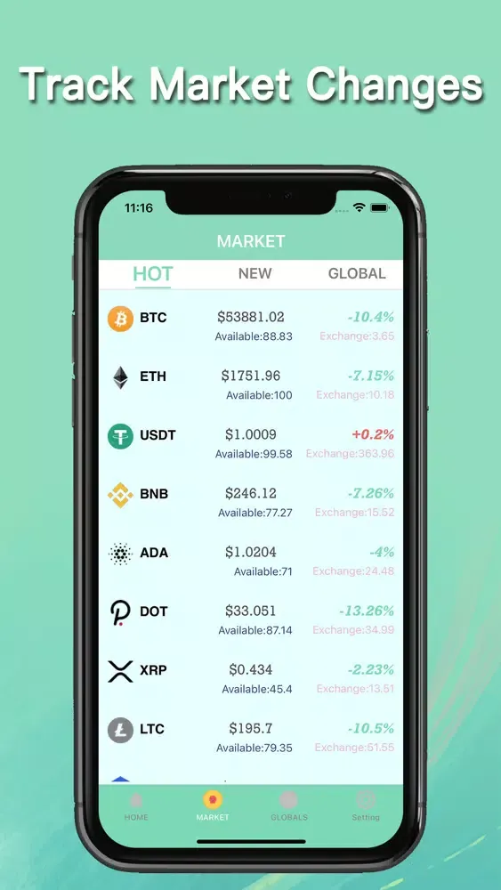 ภาพหน้าจอของ Big Winner - Crypto Portfolio