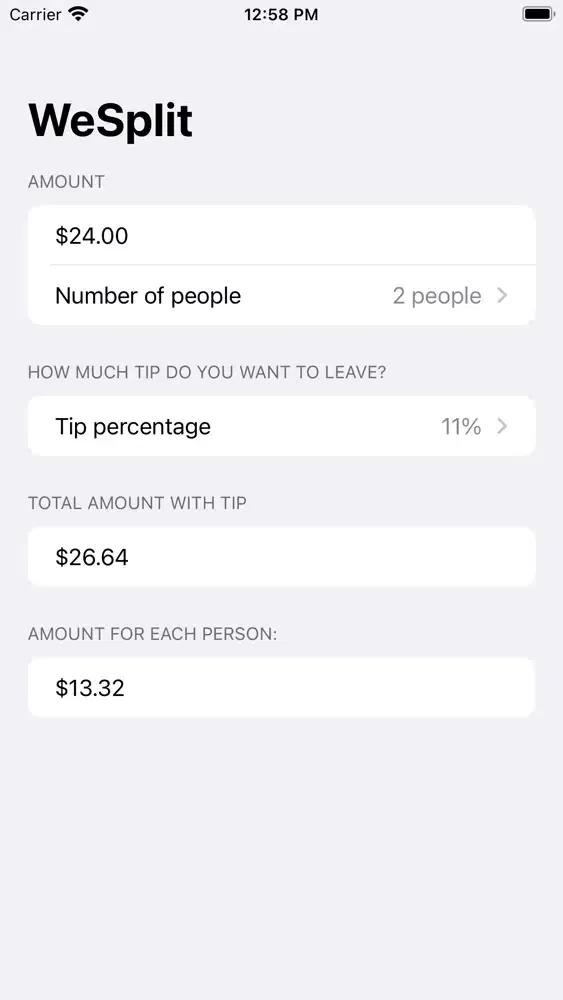 WeSplit Bill Friendly स्क्रीनशॉट