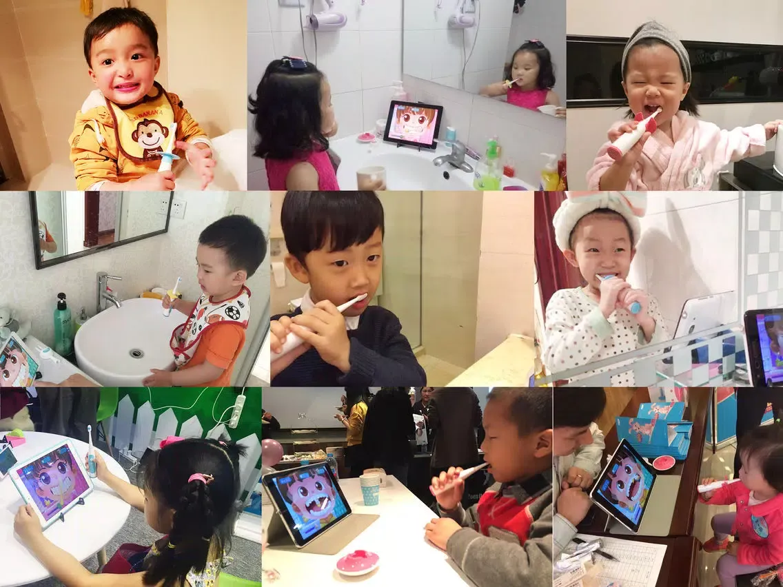 ภาพหน้าจอของ 保卫城堡- 一款让宝宝爱上刷牙的益智手机软件 iPad 